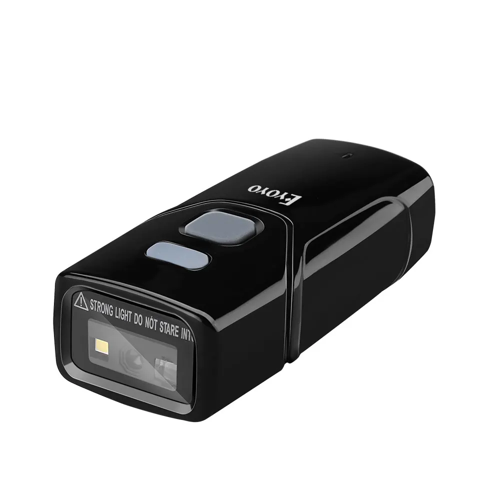 

Eyoyo Mini 1D QR 2D barcode scanner equipped Bluetooth 2.4G Dongle Wireless and Wired Connection Wireless barcode scanner