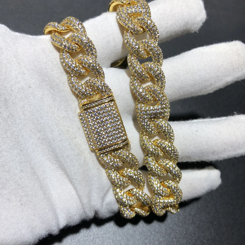 

New design iced out cuban link chain