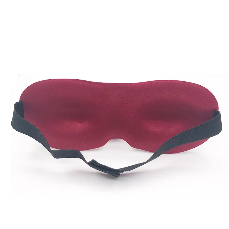 3D маска для сна, натуральная маска для сна, маска для глаз, покрытие для век, повязка для глаз, для женщин и мужчин, мягкая переносная повязка на глаза, дорожный повязка на глаза - Цвет: red as shown