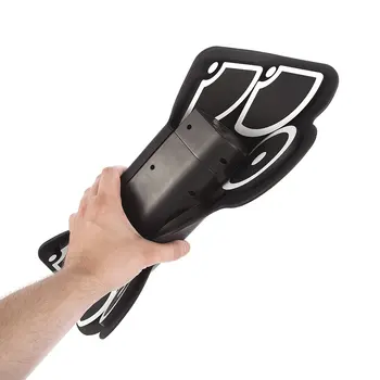 

2019 new environmental protection silicone Portable hand scroll Electronic drum can connect with computer to play all drum game