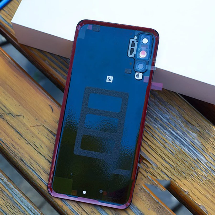 100% оригинальное стекло для Huawei P20 PRO задняя крышка батарейного отсека корпус