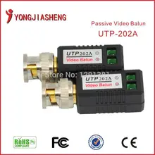Security video balun twisted BNC twisted pair for CCTV cat5 camera balun BNC