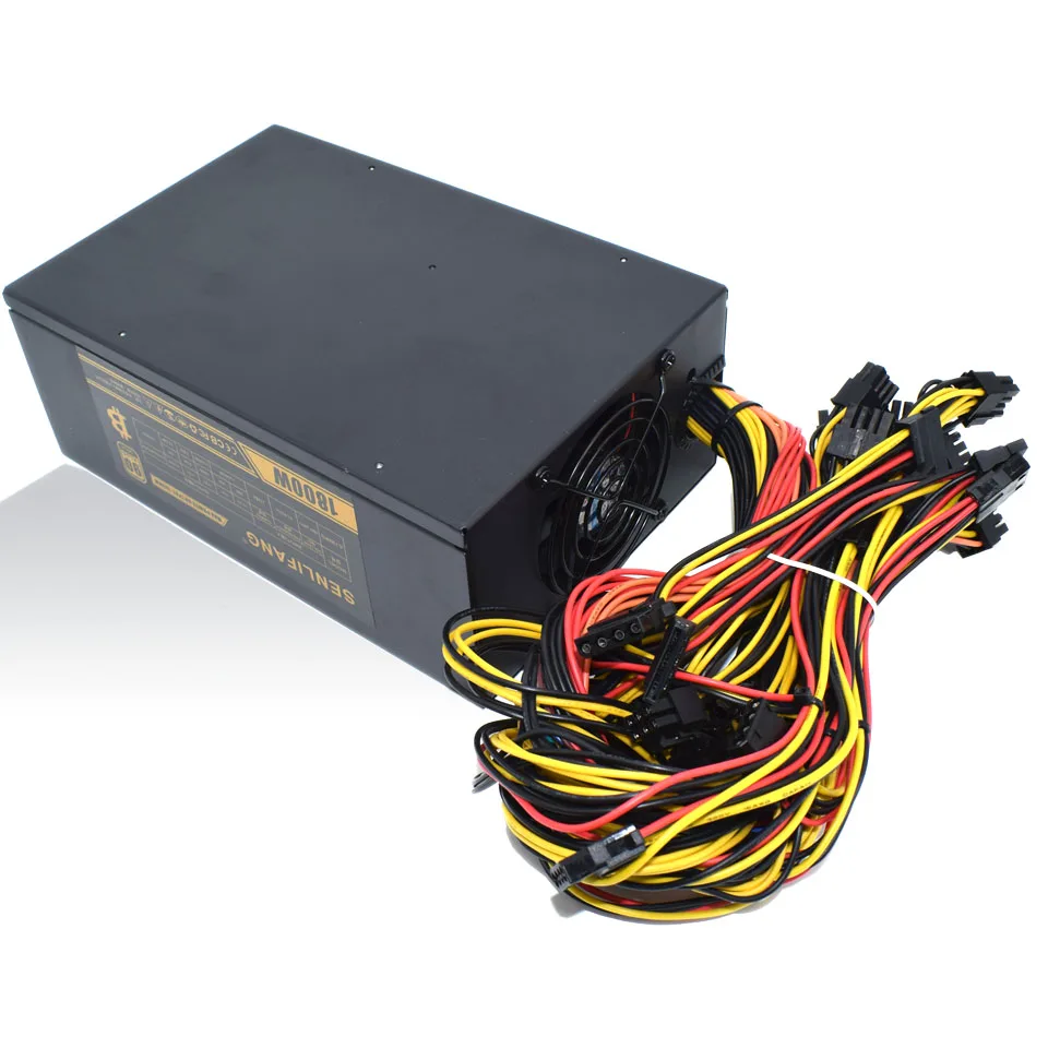 1800 Вт BTC источник питания для R9 380 RX 470 RX480 6 GPU карт ETH ZCASH Mining Gold Power|supply power|1800w power supply |