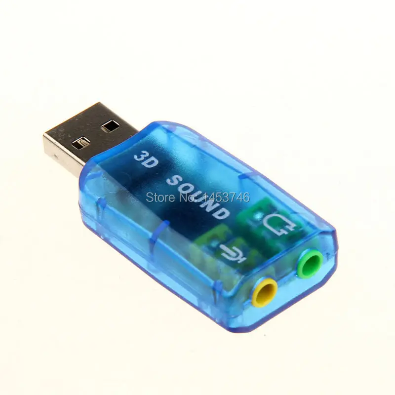 2015 High Quality 1 Piece Jack Converter Sound Card Adapter 3.5mm USB 2.0 Mic Speaker Audio Headset Microphone free shipping | Электроника