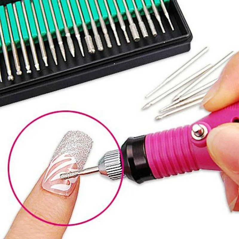 

30 Pcs/Box Electric Nail File Drill Bits Sanding Band File Set Replacement Kit Salon Tool Nail Drill Accessories