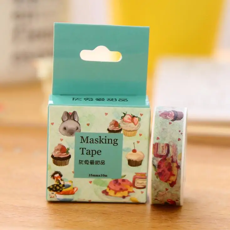 

1.5cm Wide Girl's Candy Store Washi Tape Adhesive Tape DIY Scrapbooking Sticker Label Masking Tape