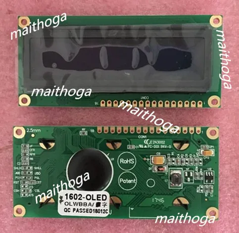 16P параллельный SPI OLED 1602 символов ЖК экран (английский/японский/Западный