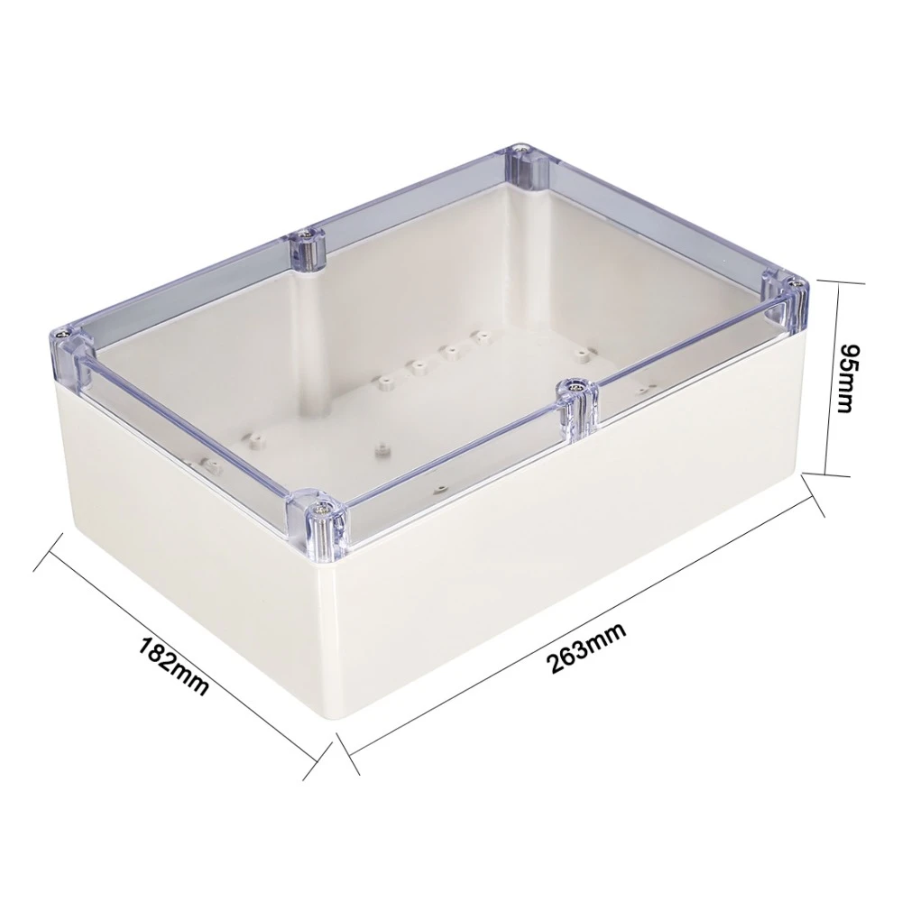 uxcell Plastic Enclosure Case Switch Protector Junction Box 120x120x90mm uxcell Plastic Enclosure Case Switch Protector Junction Box 120x120x90mm