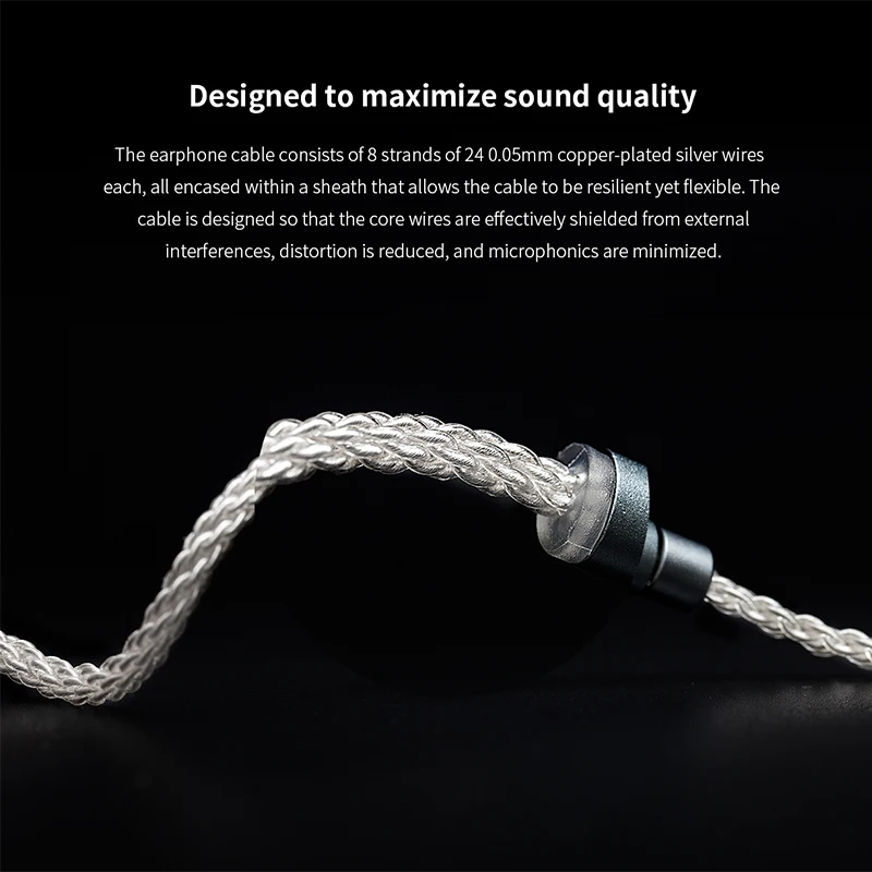 FiiO LC 3.5BS 2.5BS высокой степени чистоты Медь покрытая серебром MMCX кабель наушников 45