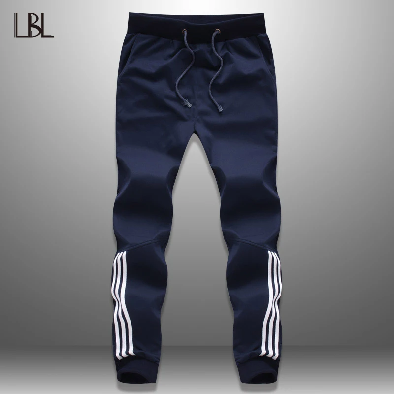 

LBL Casual Sweatpants Men Sportswear Mens Long Pants Jogger Striped Trousers New Straight Tracksuit Pants Male Sporting Clothes