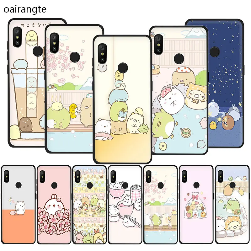 

sumikko gurashi Soft TPU phone cover case for Redmi K20 4A 4X 5 6 5A 6A 7 Go Note 5 6 7 8 Pro