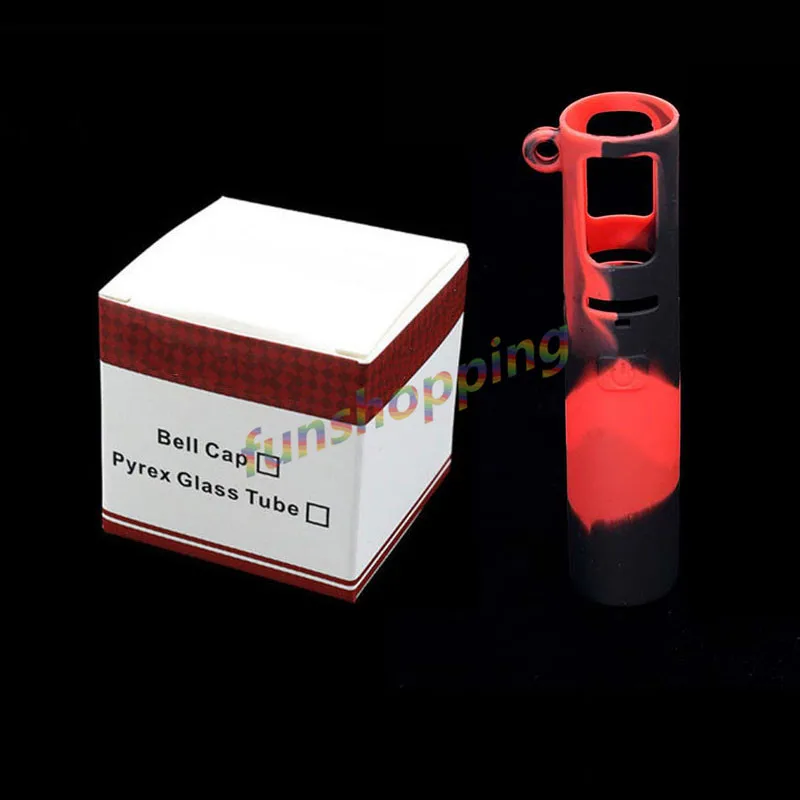 

New Fashion 1 set Protective Silicone Sleeve Case + Replacement Pyrex Glass Tube for iJust S Kit Tank Electronic