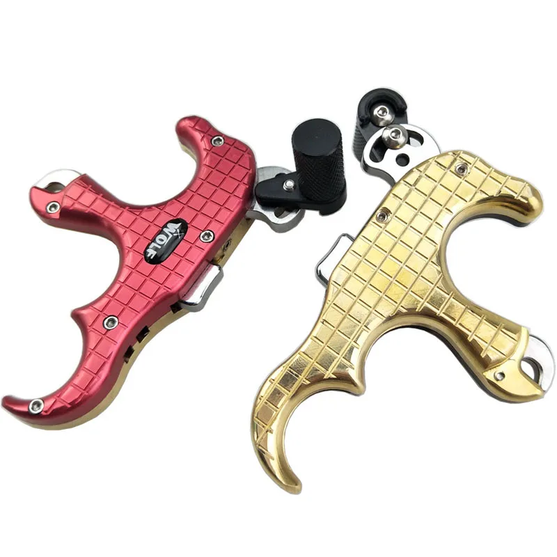 Archery Finger Caliper Release Compound Bow Brass 7075 Alloy Aluminum 3