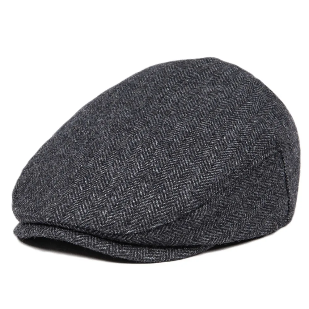 

JANGOUL Small Size Kids Child Woollen Tweed Herringbone Flat Cap Boy Girl Newsboy Caps Infant Toddler Youth Beret Hat Boina 002
