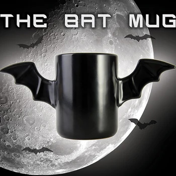 

Bat Coffee Cup Bruce Wayne Heatproof A Pair Wings The Dark Of Host Ceramic Coffee Bat Mug Cup tumbler