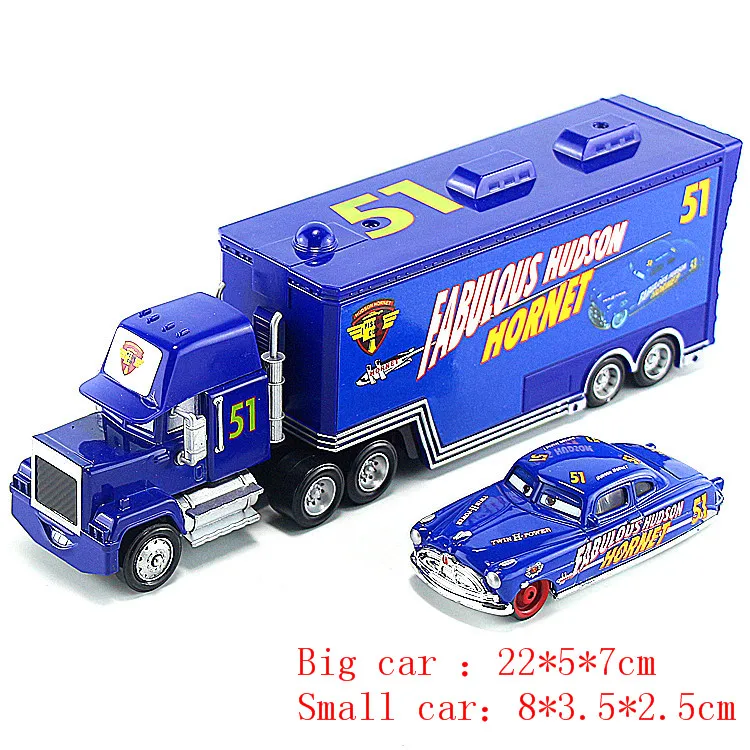 Горячая Дисней Pixar Тачки 2 3 Mack игрушка Молния Маккуин Джексон шторм Mac UncleTruck King 1:55 литой металлический автомобиль игрушки для мальчиков и девочек