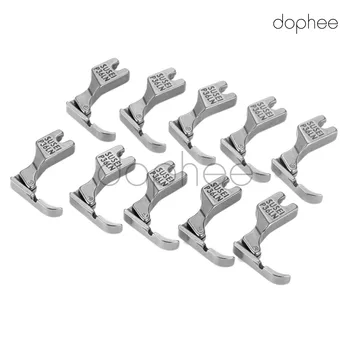 

dophee 10pcs P36LN Industrial Sewing Machine Left Presser Foot Hinged Cording Zipper Foot For Single Needle Sewing Machine