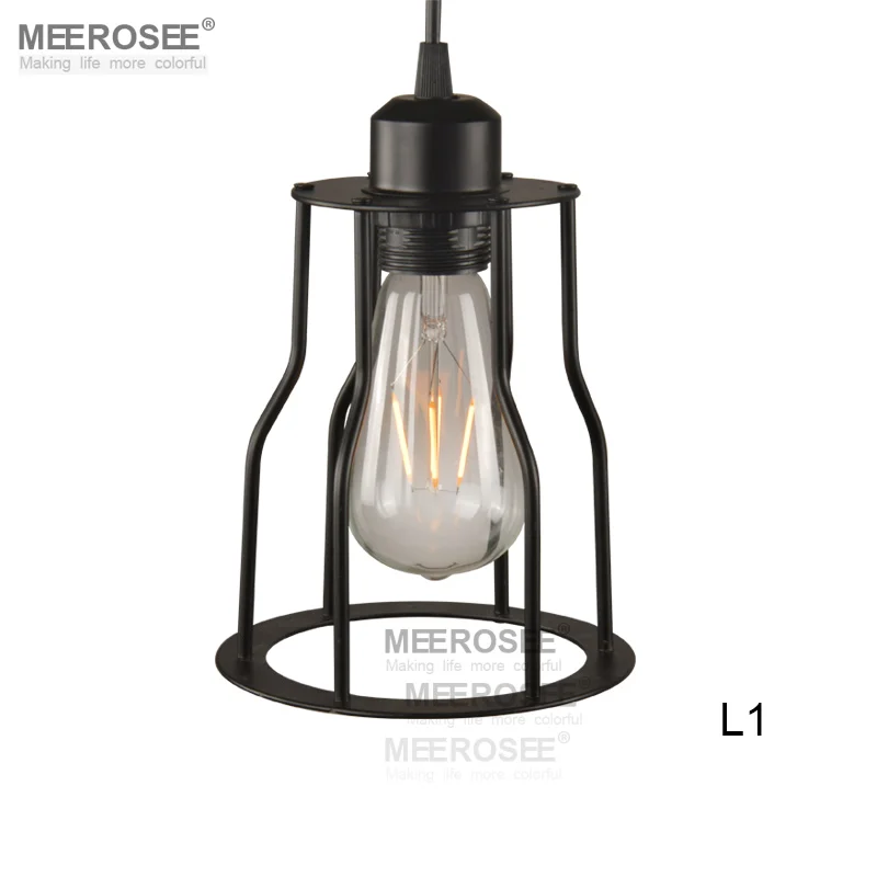 

E27 bulb Wronght Iron pendant light Fitting Metal suspension light for Living room hanging Drop pendant Lamp lustre