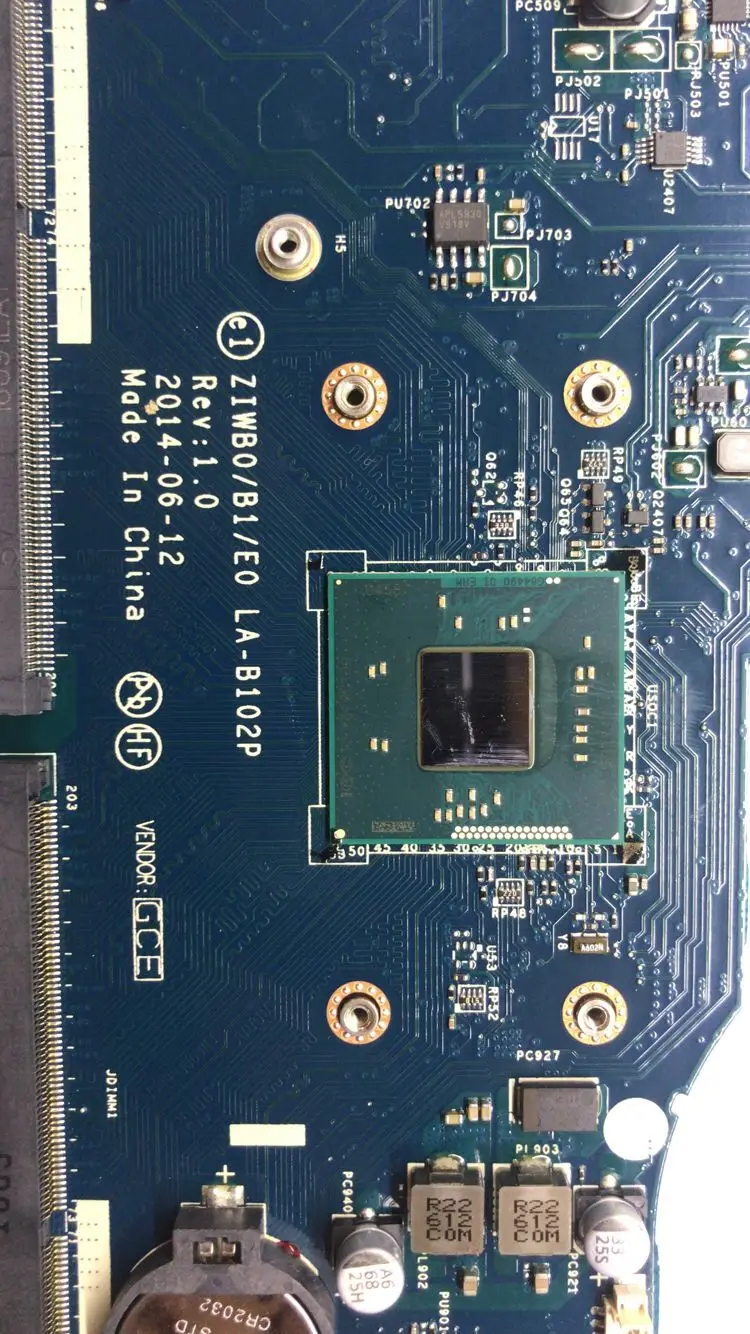 Для Lenovo B50 30 материнская плата для ноутбука ПК процессор N3530 DDR3 (без отпечатков