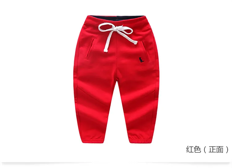 2018 Spring Autumn Casual 2 3 4 5 6 7 8 9 10 Years Solid Color Cotton Drawstring Child Baby Kids Boys Sports Long Trousers Pants (14)