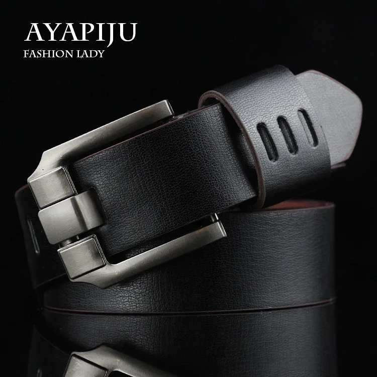 

New Hasemeka Designer Belts Men High Quality Genuine Leather Belt for Men Luxury Ceinture Homme Military Style 130CM HM202