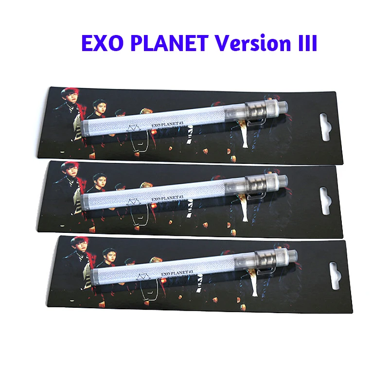 

KPOP EXO PLANET Version III EXO'rDIUM Lightstick CHANYEOL SEHUN KAI D.O. Glowing Concert Light Stick