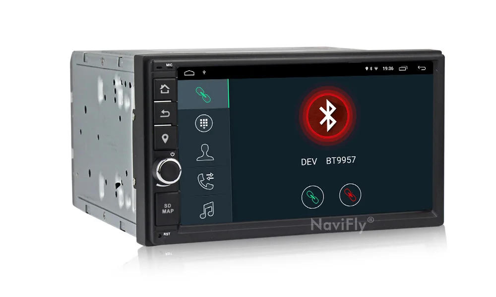 Best HD 2Din Android 9.1 2+32G Car Radio Stereo Multimedia Player GPS Navi For Universal TOYOTA Nissan Kia RAV4 FJ CRUISER ALPHARD 18