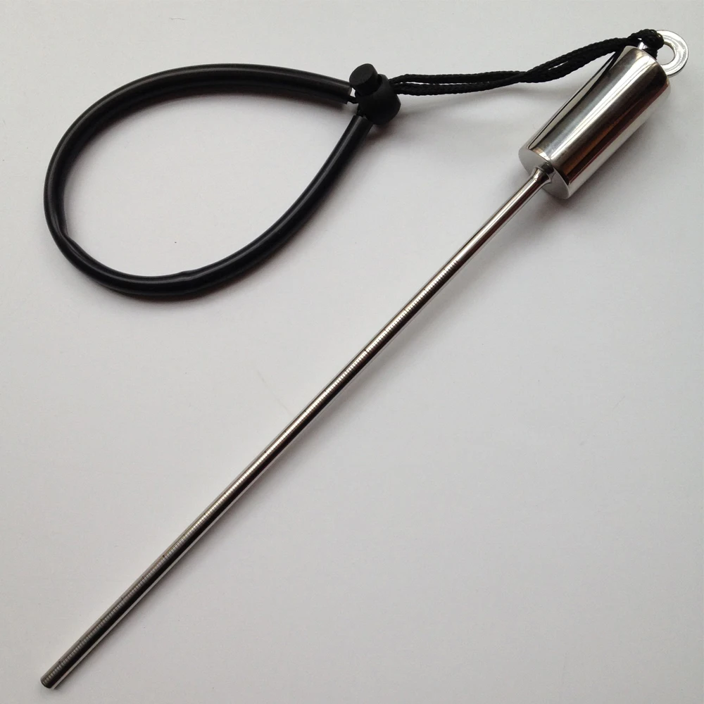 

Scuba Diving Stainless Steel Lobster Stick Pointer Rod & Underwater Shaker Noise Maker with black Lanyard