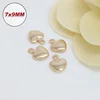 Breloques en laiton plaqué couleur or, 20 pièces, 4.5x6.5MM 5.5x7.5MM, 7x9MM, 9x11MM 24K, breloques de haute qualité bijoux à bricoler soi-même ► Photo 2/3
