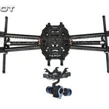 Таро FY650 «Железный человек», 650 Quadcopter углеродного волокна трубки Полетный контроллер Frame-TL65B02 w/Gopro 2 aixs gimbal w/гироскоп TL68A00