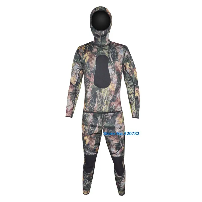 5mm Open Cell Rubber Neoprene Camouflage Spearfishing Wetsuit Wet suit