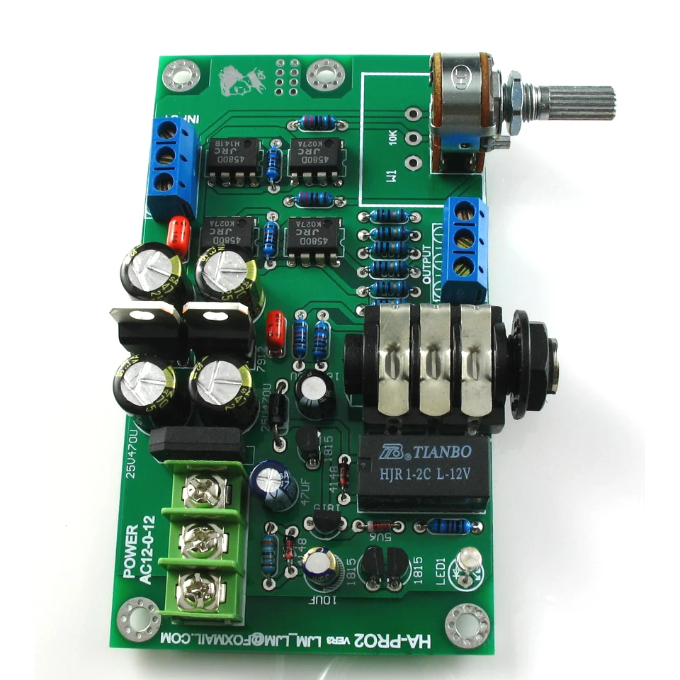HA-PRO2 Headphone Amplifiers Board Ultra Low Noise Low Distortion Headphone Plate Amplificador Monitor level DIY Kits A8-018 HA-PRO2 Headphone Amplifiers Board Ultra Low Noise Low Distortion Headphone Plate Amplificador Monitor level DIY Kits A8-018