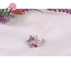 Anillos con forma de flor coloreada de Plata de Ley 925 de moda accesorios de dedo joyería para niñas ► Foto 3/6
