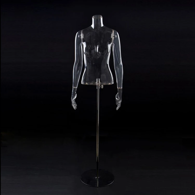 PC transparent Female mannequins for dresses man full Body Adult mannequin for clothes