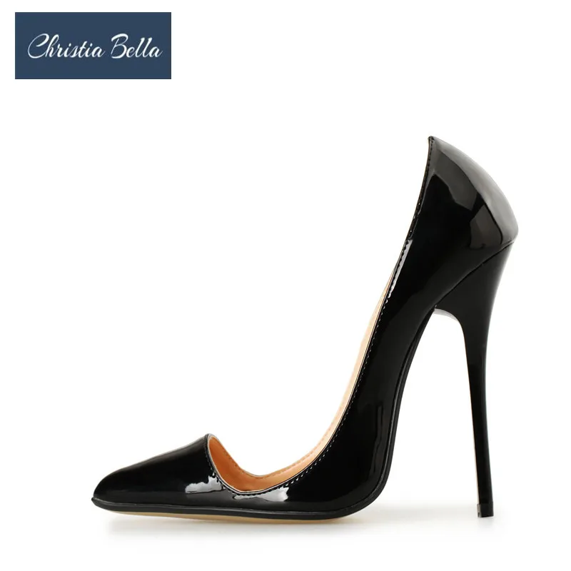 

Woman High Heels Shoes Sexy Fetish Pumps 14cm Stilettos Shoes for Women PU Leather Wedding Party Shoes Nightclub Corssdress Shoe