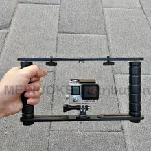 Dual Arm Scuba Diving Dive Bracket Flashlight Tray Stabilizer Mount for Sony Gopro SJCAM Action Camera