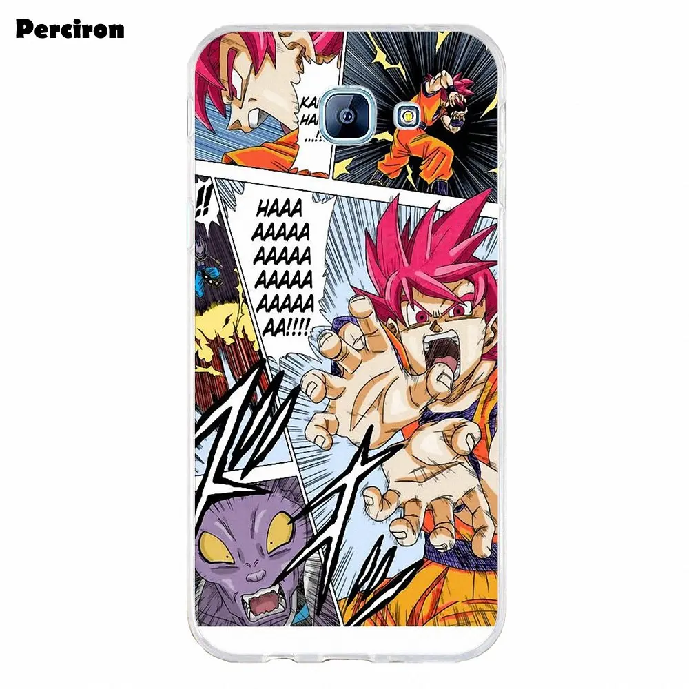 Perciron для Samsung Galaxy A3 A5 A7 J1 J2 J3 J5 J7 2015 2016 2017 мягкий милый чехол уникальный Dragon Ball Z Son