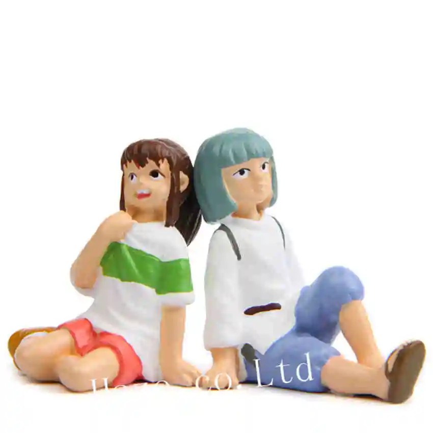Статуэтка из аниме Унесенные призраками Chihiro Haku фигурка смолы игрушечная