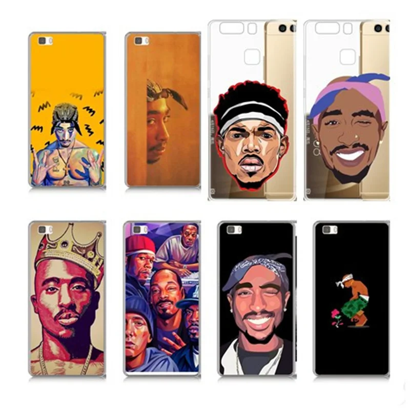 2Pac Makaveli Тупак Амару Шакур Жесткий PC Phone назад чехол для huawei P8/P9/P10/P20 lite P9plus P10plus