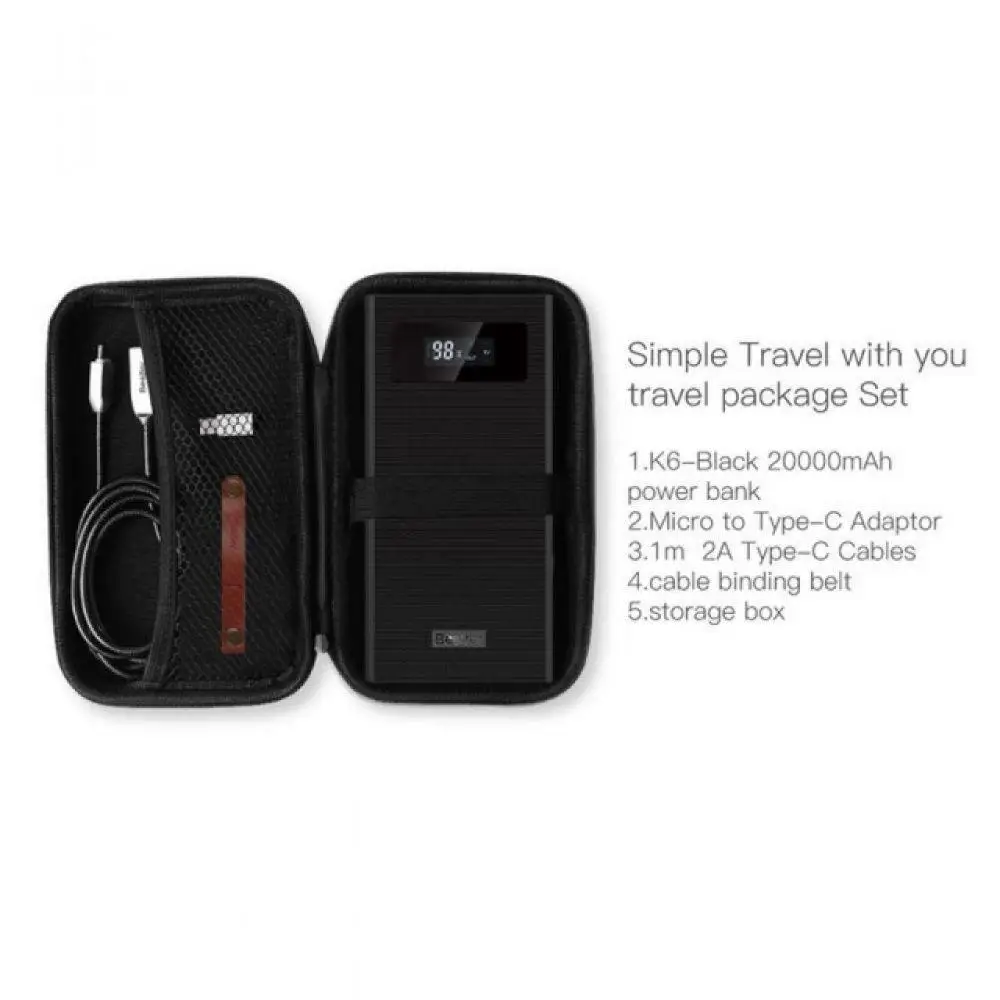 

20000mAh Large Capacity Powerbank Dual USB Output Power Bank Portable Charger External Battery For Xiaomi MI iPhone X Note 8