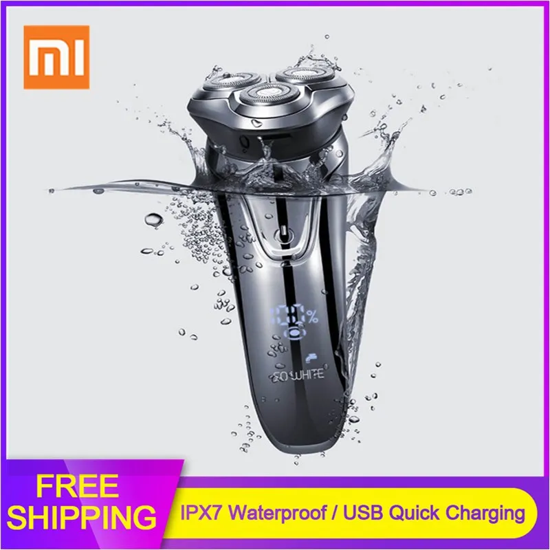 

Xiaomi SOOCAS ES3 Shaver Waterproof 3D Smart Floating Blade Head Razor USB Quick Charge Full Washable Electric Shaver