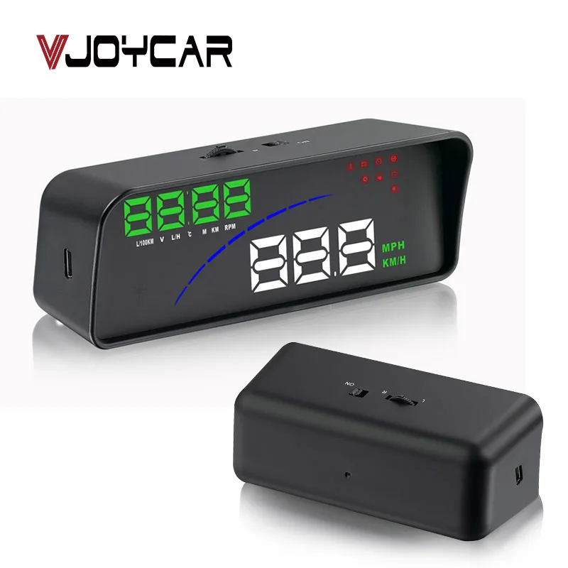 

OBD Head-up Display Overspeed Warning Huds Windshield Projector Alarm RPM SystemCar Auto On/Off Speedometer HUD OBD2 35