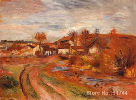 

Oil painting reproduction Landscape in Normandy Pierre Auguste Renoir artwork for sale Handmade High quality