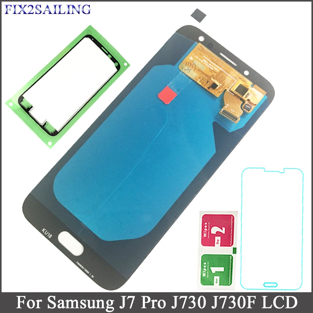 

Super AMOLED For Samsungfor Galaxy J7 Pro 2017 J730 J730F LCD Display Touch Screen Digitizer Assembly Repalcement