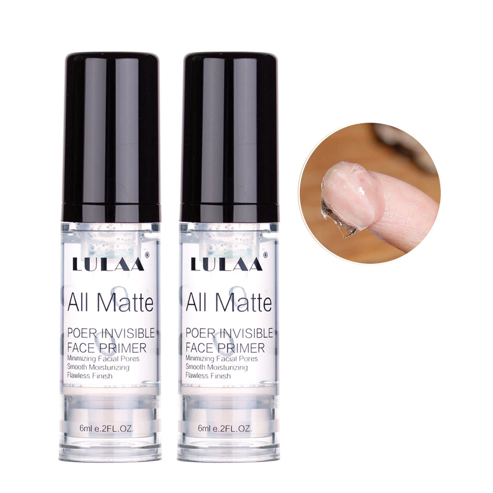 LULAA 1PC 6ml Natural Matte Face Makeup Primer Base Hydrating Concealer Moisturizing To Shrink Pores Base De Maquillaje TSLM1