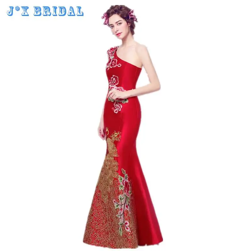 red and gold party frocks