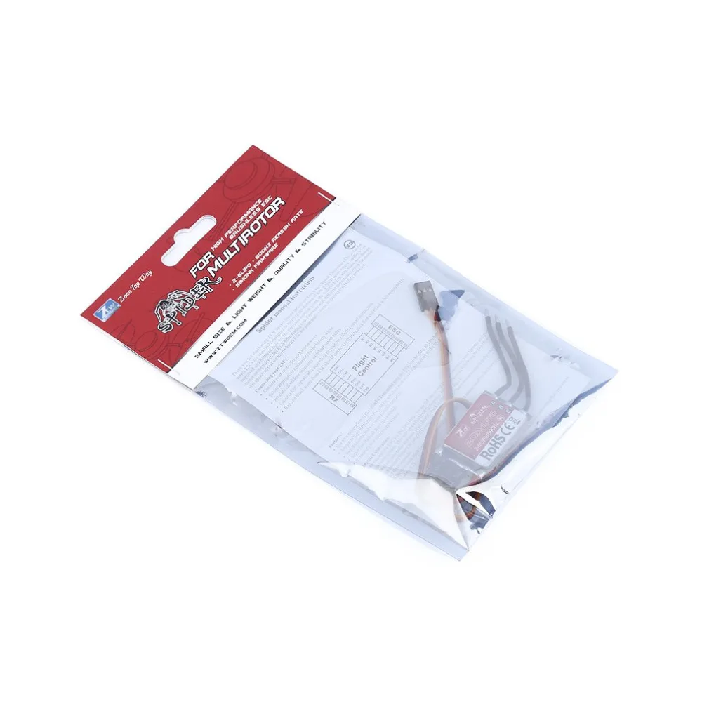 ZTW Spider Series 3 6S 12A 20A 30A 40A 50A 60A OPTO ESC SimonK для радиоуправляемого многовинтового