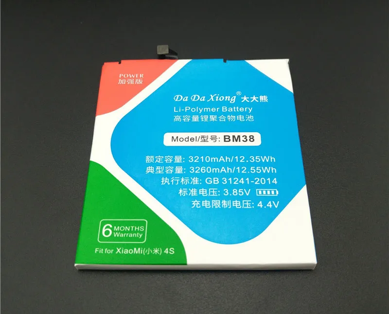 Da Xiong литий-полимерный аккумулятор BM38 для Xiao mi 4S mi 4S M4S 3260 мАч сменный аккумулятор+ Бесплатные инструменты