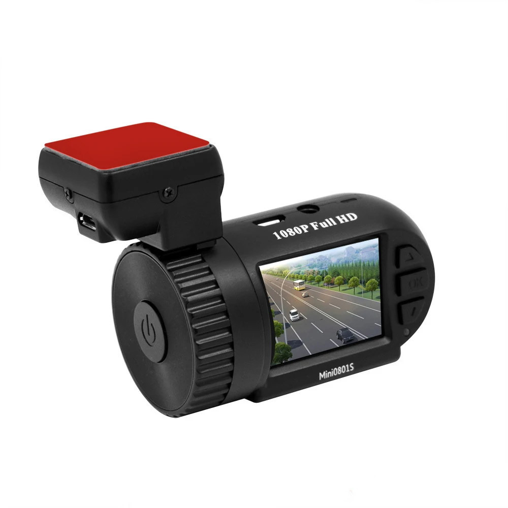 

Mini 0801s Car DVR Dash Camera 1080P HD WDR 1.5 inch TFT Screen GPS Track 30FPS Vehicle Camcorder Auto Video Recording+Rear Cam