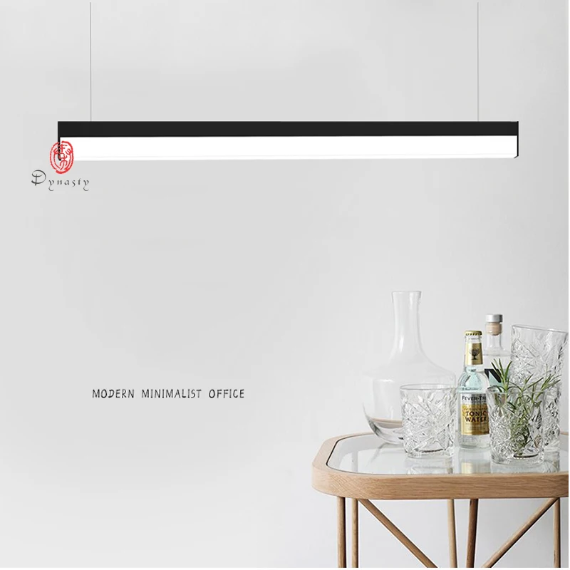 

Dynasty Acrylic Aluminum Modern Office Hanging Lights LED Pendant Conference Room Super Market Exhibition Super Brightness Light